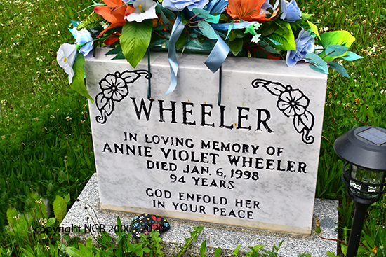 Annie Violet Wheeler