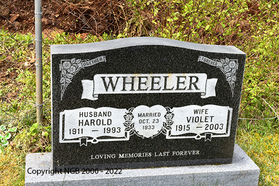 Harold & Violet Wheeler