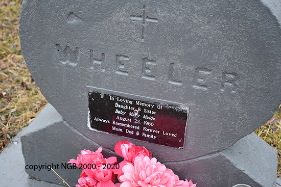 Baby Mary Maida Wheeler