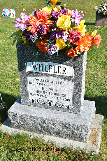 William Albert & Shirley Florence Wheeler