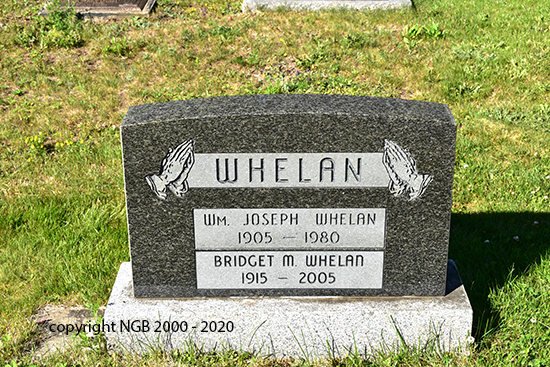 Wm Joseph & Bridget M. Whelan