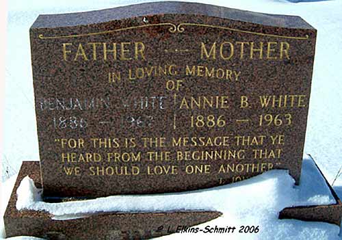 Benjamin & Annie B. White