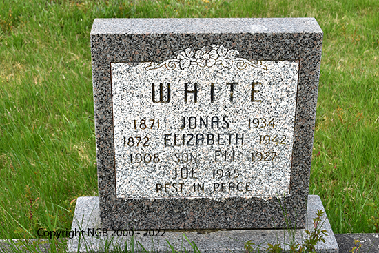 Jonas & Elizabeth White
