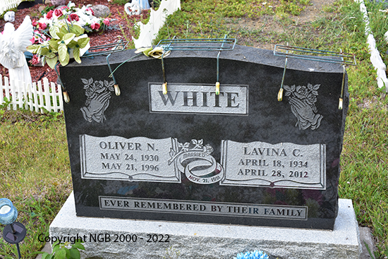 Oliver N. & Lavina C. White