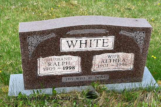 
		  ralph & Althea White