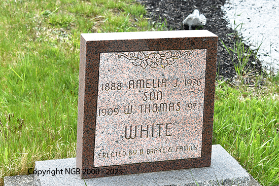 W-Thomas & Amelia J, White