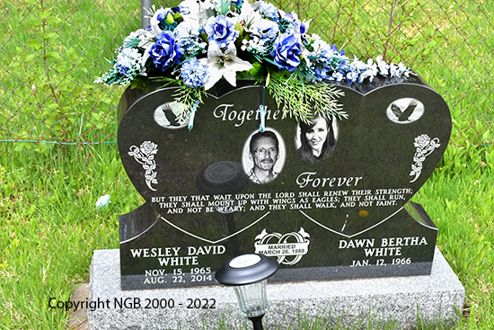 Wesley David & Dawn Bertha White
