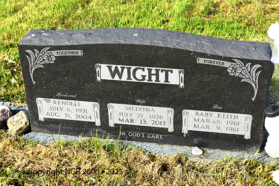 Rendell, Melvina & Baby Keith Wight