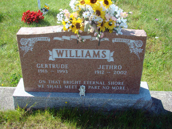 Gertrude and Jethro Williams
