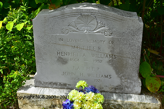 John H. & Henietta Williams