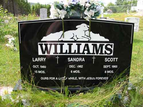 Larry, Sandra and Scott Williams