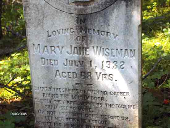 Mary Jane Wiseman