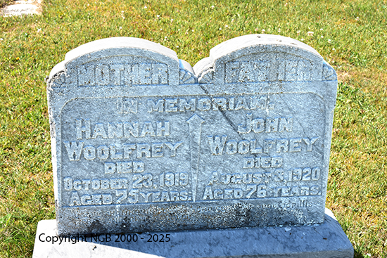 John & Hannah Woolfrey