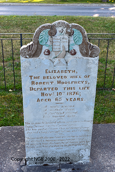 Robert & Elizabeth Woolfrey
