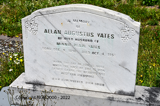 Allan Augustus & Minnie Pearl Yates