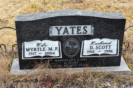 D. Scott & Myrtle M. P. Yates