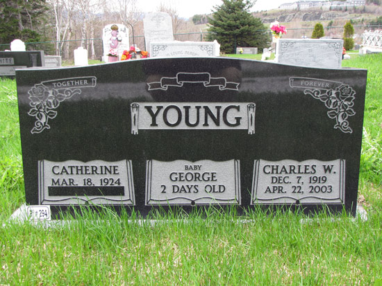 Baby George and Charles W. Young