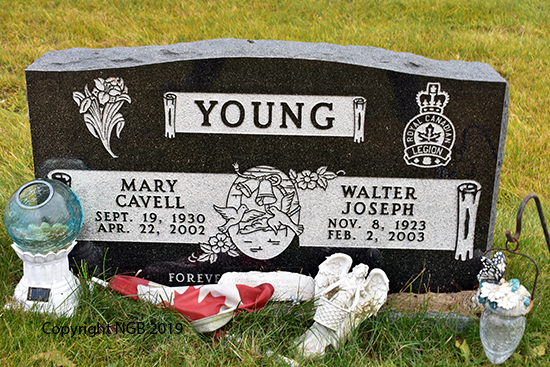 Mary Cavell & Walter Joseph Young