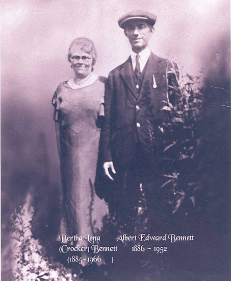 Albert Edward & Bertha 
Lena Bennett
