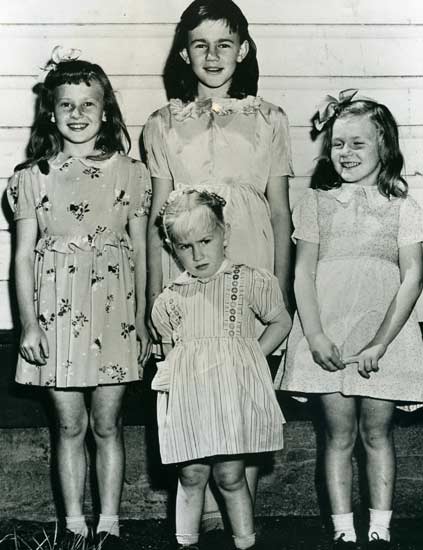 Helen, Mary, Jacqueline and Jane Coulson