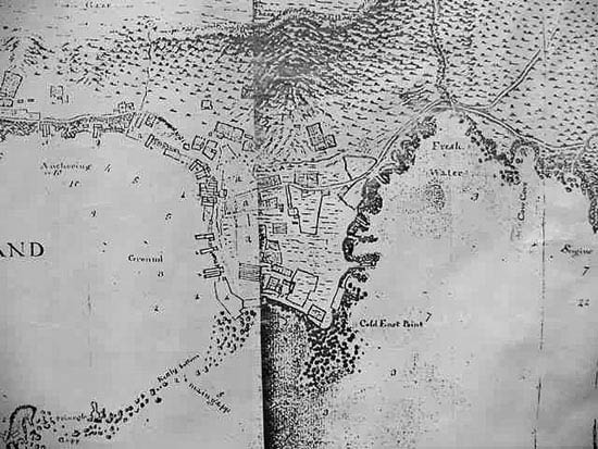 Map 3 of Ferryland - 1752