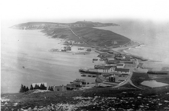 Looking Towards the Downs and Harbor)