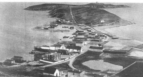 Looking toward the downs