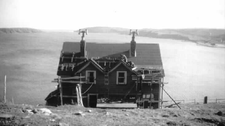 Rear View of Court House in Ferryland