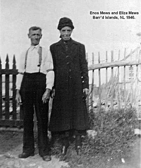 Grandfather  Enos and Grandmother Eliza  Mews