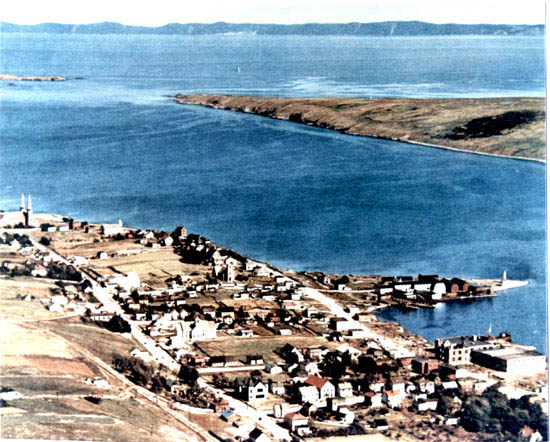 Harbour Grace From North Hills After The Fire