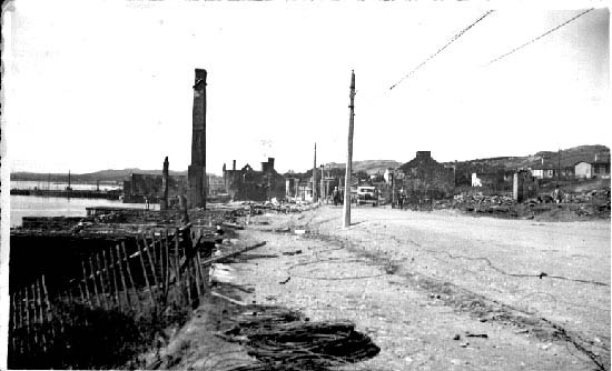 Water Street after the fire