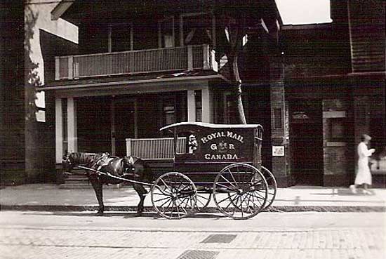 Lawrence Mail Carriage manufactured for the Canadian Government
