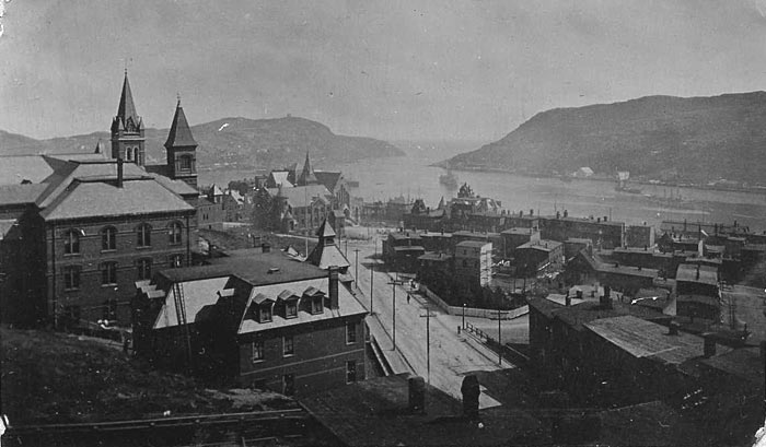 View down Long's Hill, St. John's