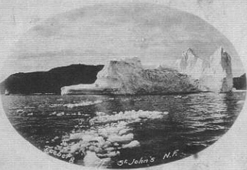 Iceberg off St. John's - 1906