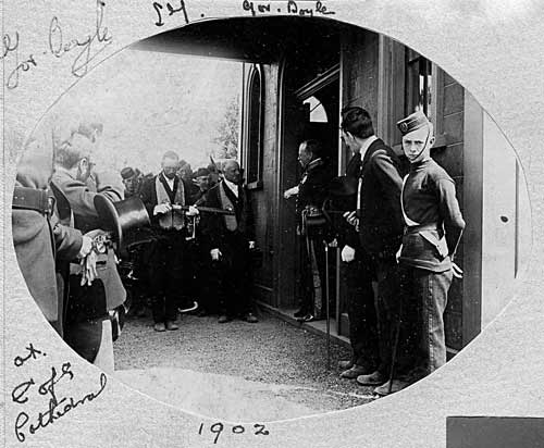 Sam and Governor Boyle at Anglican Cathedral