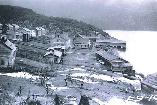 Landing Area where Bowater's Passengers & Freight were brought in
