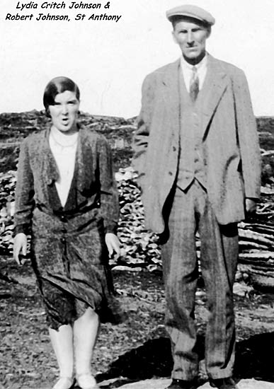 Robert Johnson & Lydia Susannah - St. Anthony