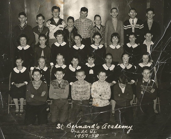 St. Bernard's Grade 6 Class - 1958