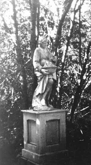 Statue at the Grange