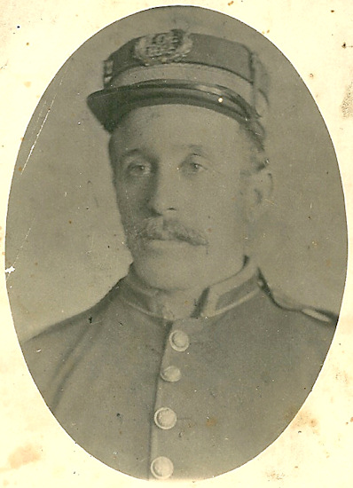 William Brown in Unknown Soldier's Uniform